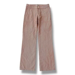 Bonpoint | Red/White Railroad Stripe Flared Trousers (10 Yrs) 🍒